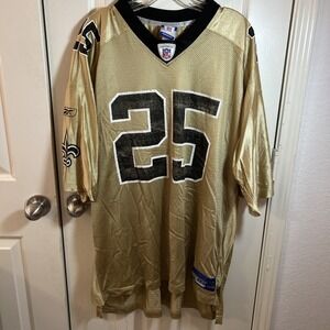 VTG Reebok Equipment NFL New Orleans Saints | Reggie Bush #25 Jersey | Size XXL